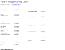 Tablet Screenshot of 140village.com